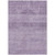 9' X 12' Plum And Purple Medallion Washable Indoor Outdoor Area Rug
