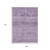 9' X 12' Plum And Purple Medallion Washable Indoor Outdoor Area Rug