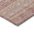 8' X 10' Rust And Coral Oriental Washable Indoor Outdoor Area Rug