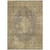 9' X 12' Brown And Beige Medallion Washable Indoor Outdoor Area Rug