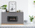 8" X 8" Tulipa Gray and White Peel and Stick Removable Tiles