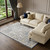10' X 13' Navy Blue And Gold Oriental Area Rug
