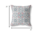 26 Pink Gray Paisley Indoor Outdoor Throw Pillow