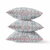 26 Pink Gray Paisley Indoor Outdoor Throw Pillow