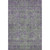 8' X 10' Fern Green And Purple Floral Washable Area Rug With UV Protection