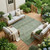 8' X 10' Sage And Green Tribal Washable Indoor Outdoor Area Rug