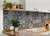 8" x 8" Shades of Grey Mosaic Peel and Stick Removable Tiles