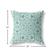 20 Aqua Geostar Indoor Outdoor Throw Pillow