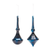 Drop Ornament (Set of 6) 10.5"H Glass