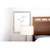 22" x 28" White Solid Wood Hanging Picture Frame