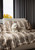 Beige Faux Fur Ombre Plush Throw