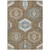3' X 5' Brown And Beige Tribal Washable Indoor Outdoor Area Rug