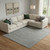 10' X 14' Black Hand Woven Area Rug