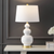 28" Gold Novelty Table Lamp With Drum Shade