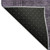 8' X 10' Plum And Gray Striped Washable Area Rug With UV Protection