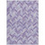 10' X 14' Plum And Ivory Geometric Washable Indoor Outdoor Area Rug