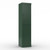 17" Green Solid Wood Free Standing Double Door Linen Cabinet