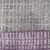 3' X 5' Plum And Gray Geometric Washable Area Rug With UV Protection