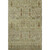 9' X 12' Wheat And Gold Floral Vines Washable Area Rug With UV Protection
