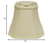 Ivory Monay Shantung Silk Square Lamp Shade