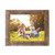 22" x 28" Brown Solid Wood Hanging Picture Frame