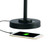 Matte Black and Antiqued Brass LED Adjustable Desk Lamp