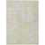 10' X 14' Ivory And Linen Abstract Washable Indoor Outdoor Area Rug