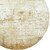 10' Gold And White Abstract Washable Round Rug With UV Protection