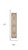 10' Rust And Ivory Floral Distressed Runner Rug