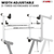 Keyboard Stand Adapter 2 Tier Adjustable Second Extension Add On for Digital Piano Stands