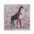 20" Exotic Pink Giraffes Canvas Wall Art - 808230014626