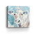 20" x 20" Watercolor Soft Pastel Cow Canvas Wall Art - 808230015449