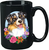 Australian Shepherd Blue Merle - Best of Breed Ceramic 15oz Coffee Black Mug