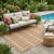 5' X 8' Gold And Copper Geometric Washable Indoor Outdoor Area Rug
