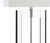 26" Clear Novelty Table Lamp With Drum Shade