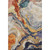 3' X 5' Linen Purple And Ivory Abstract Washable Area Rug With UV Protection