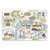 Fun Illustrated London Map Unframed Print Wall Art