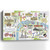 Fun Illustrated London Map Unframed Print Wall Art
