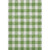 8' X 10' Green And Ivory Plaid Washable Area Rug With UV Protection
