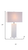 27" Clear Novelty Table Lamp With Shade