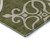 10' X 14' Olive Green Ivory And Beige Floral Medallion Washable Area Rug With UV Protection