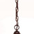 Homeroots Lighting Dark Brown Domed Glass Lantern Hanging Light