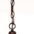 Homeroots Lighting Dark Brown Domed Glass Lantern Hanging Light