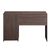 48" Espresso Wood Writing Desk With Two Drawers