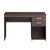 48" Espresso Wood Writing Desk With Two Drawers