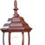Dark Brown Globe Lantern Wall Light