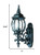 Matte Black Glass Globe Wall Light