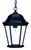 Black Lantern Beveled Metal Dimmable Chandelier With Clear Shades