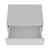 Set of Two 16" White Wood One Drawer Floating Nightstand