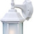 White Frosted Glass Swing Arm Wall Light
